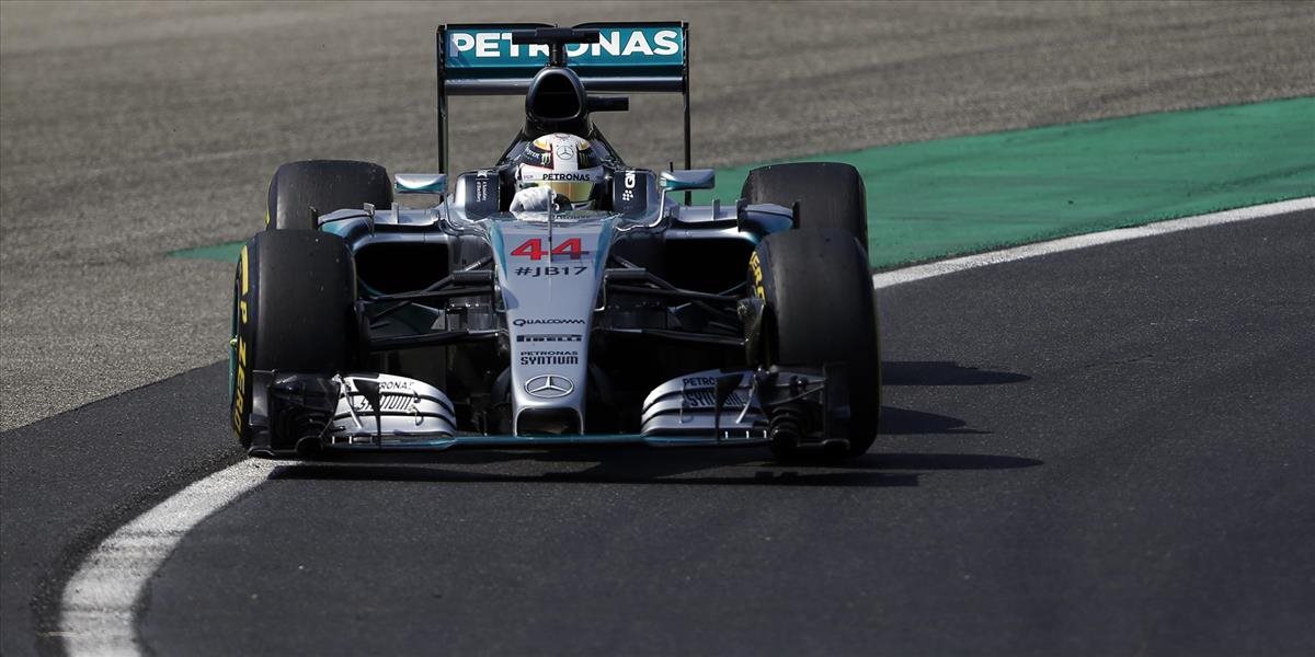 F1: Hamilton vyhral v Maďarsku aj druhý tréning