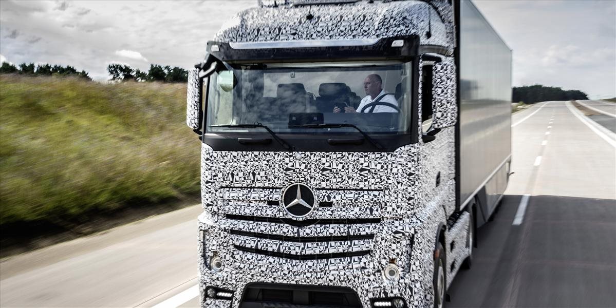 Autonómne riadené nákladné autá už chce Daimler testovať na diaľniciach