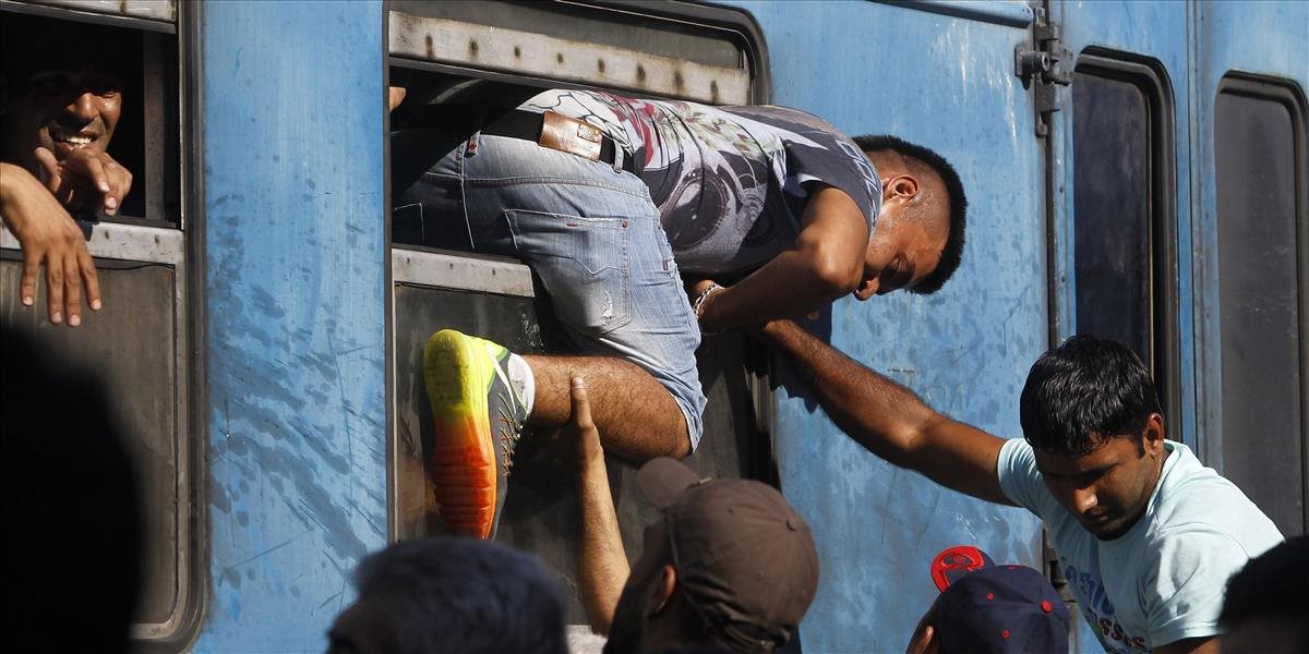 Maďarské železnice prevážajú denne v priemere takmer 1000 migrantov