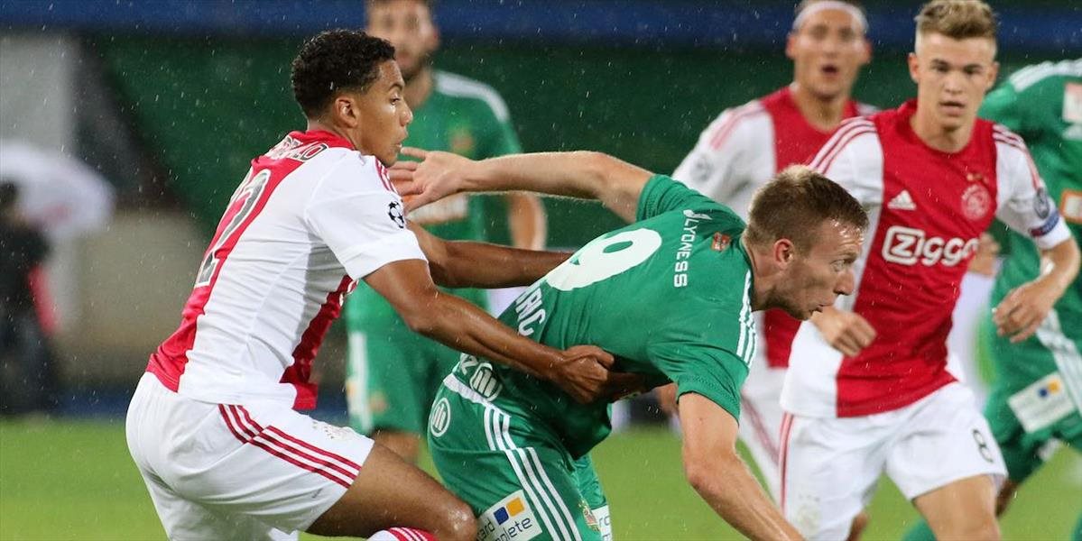 LM: Ajax remizoval v prvom zápase 3. predkola s Rapidom Viedeň 2:2