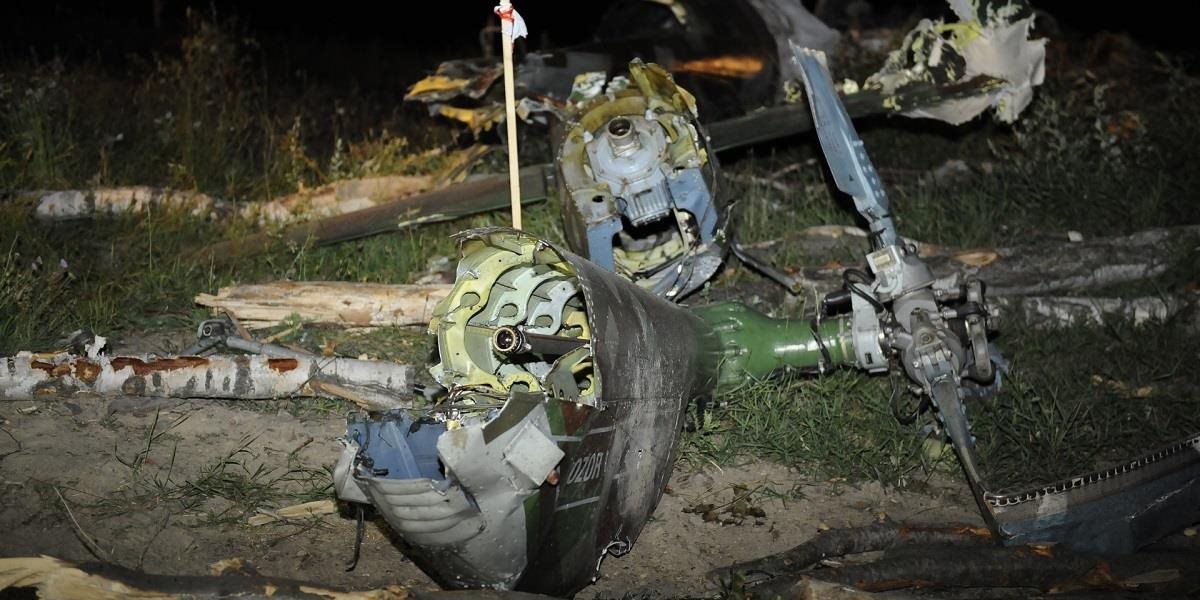 Pri havárii vojenského vrtuľníka zahynul jeden z dvojice pilotov