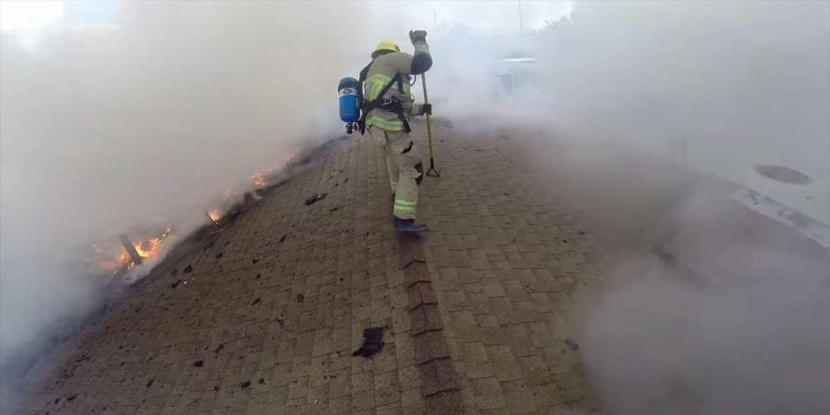VIDEO Takto vyzerá zásah z pohľadu hasiča