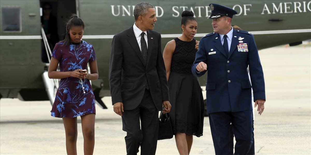 Prezident Barack Obama začal dovolenku na ostrove Martha's Vineyard