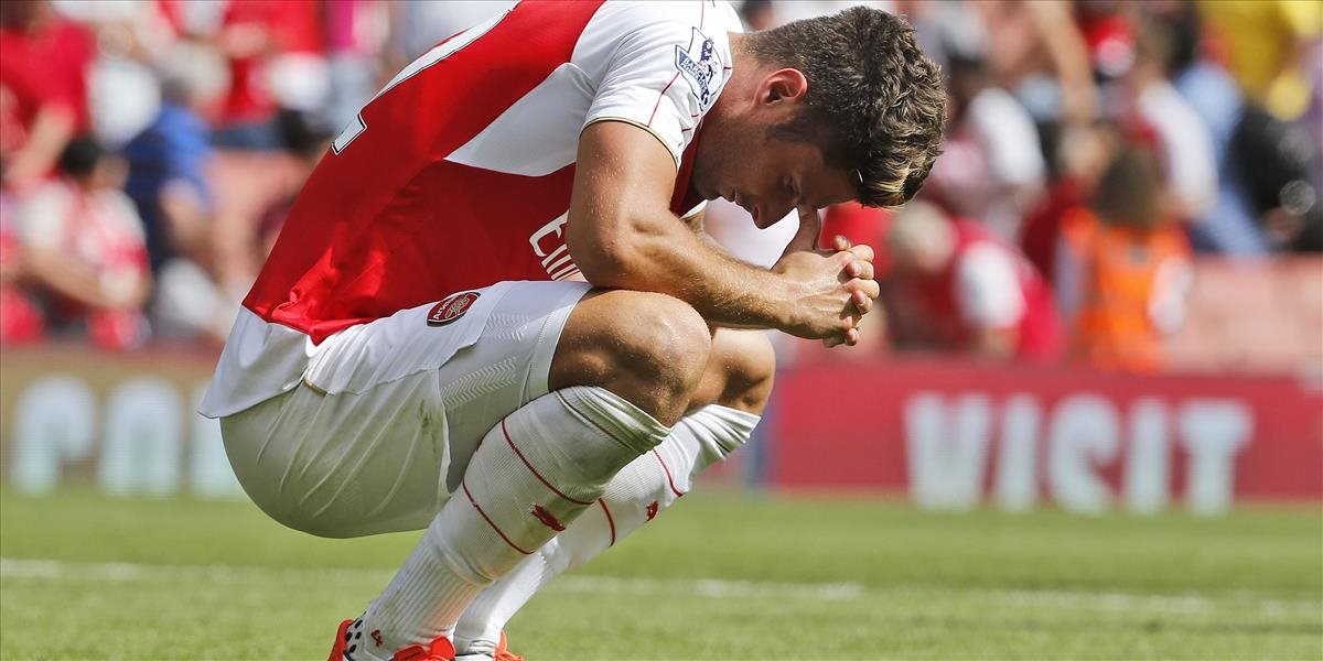 Arsenal potvrdil zdravotný stav francúzkeho útočníka Girouda po náraze hlavy