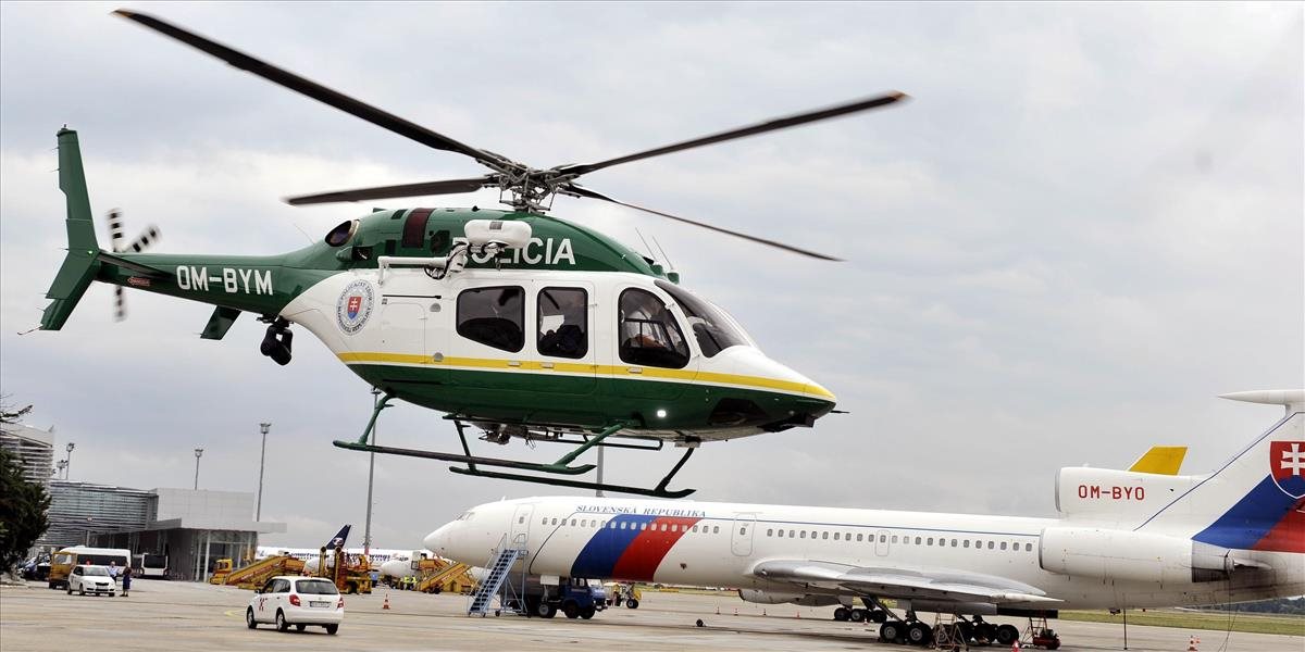 FOTO Polícia má k dispozícii nový vrtuľník Bell 429