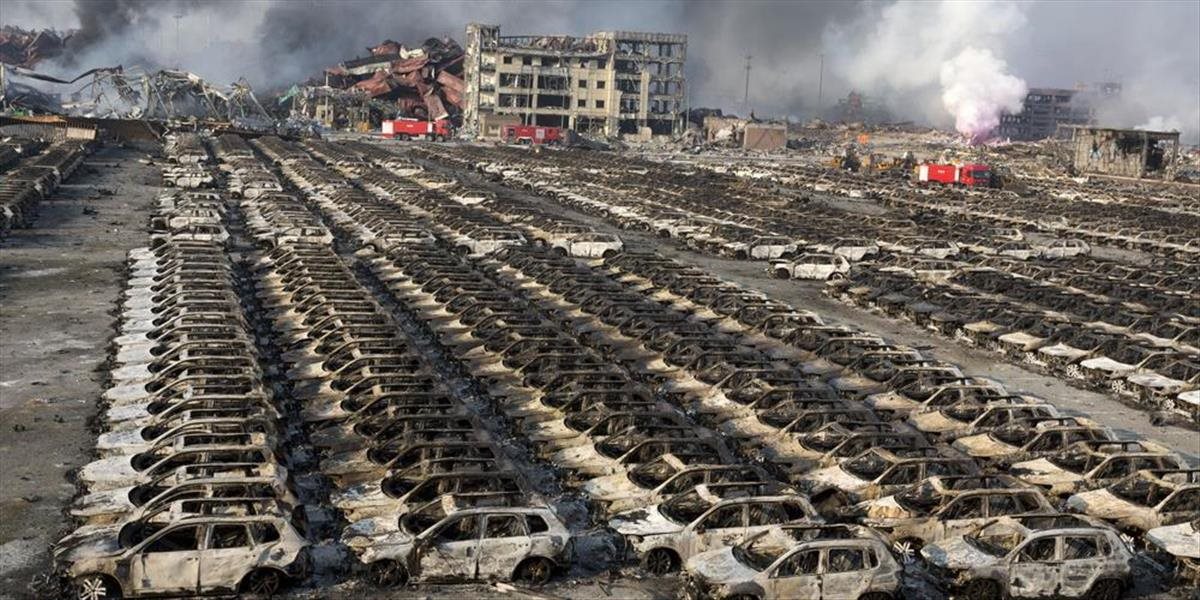 Volkswagen prišiel v zničenom prístave Tchien-ťin o 2700 vozidiel