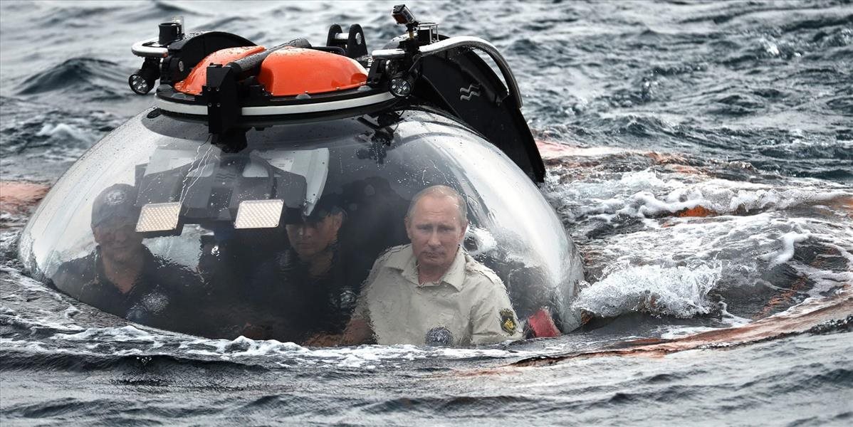 VIDEO Putin sa ponoril na dno Čierneho mora pri pobreží Krymu