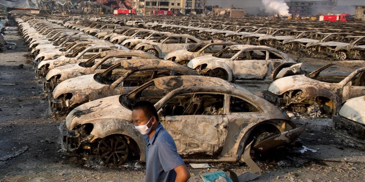 Počet mŕtvych po výbuchoch v čínskom Tchien-ťine stúpol, stále pátrajú po nezvestných