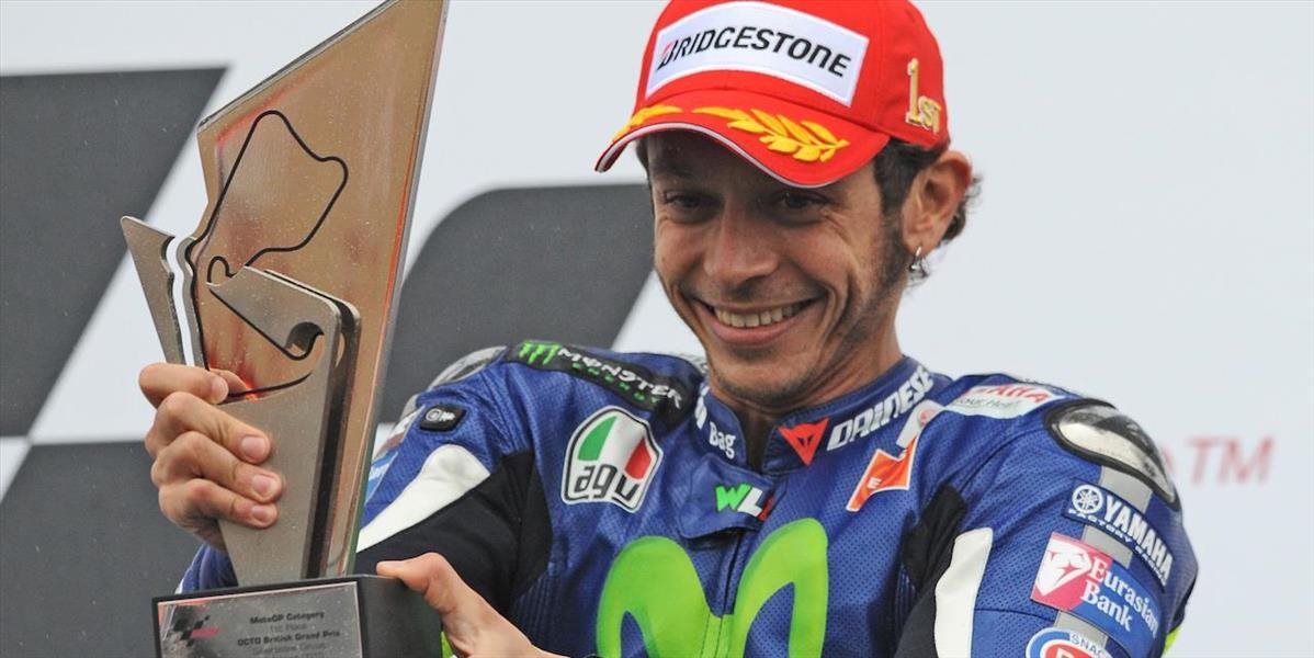 Skúsený Talian Rossi víťazom v Silverstone