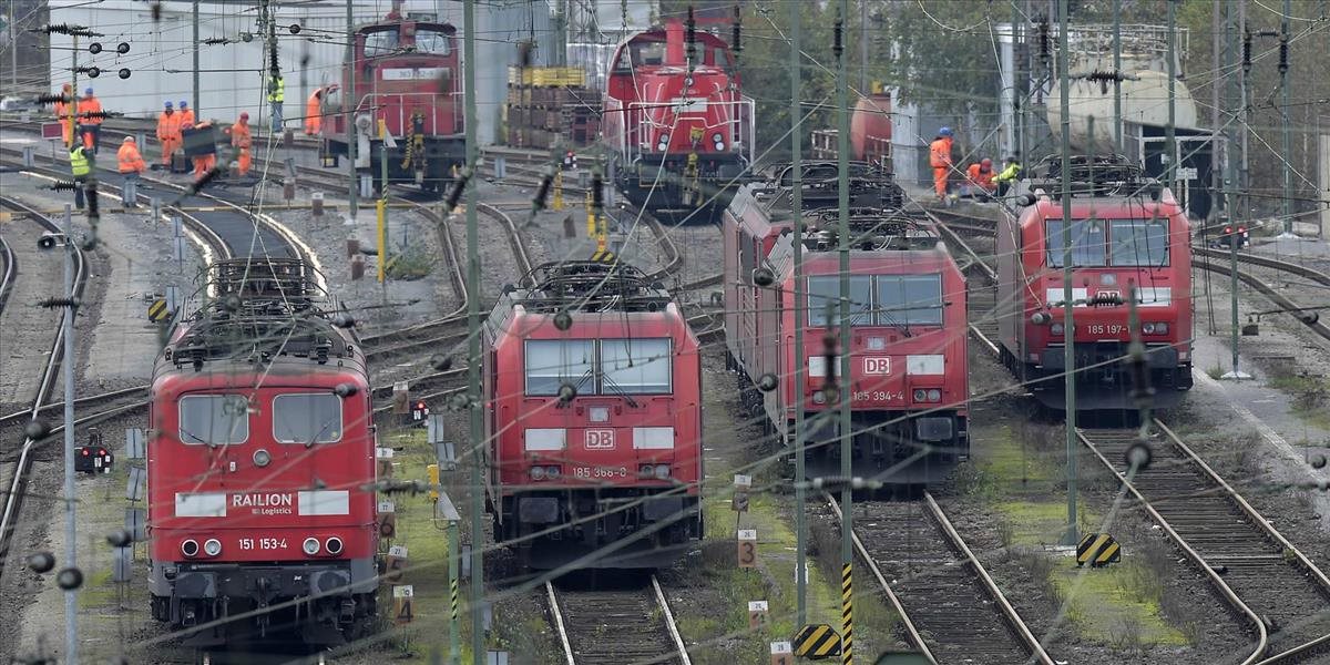 Štrajky rušňovodičov v Nemecku znížili prepravu tovarov a surovín