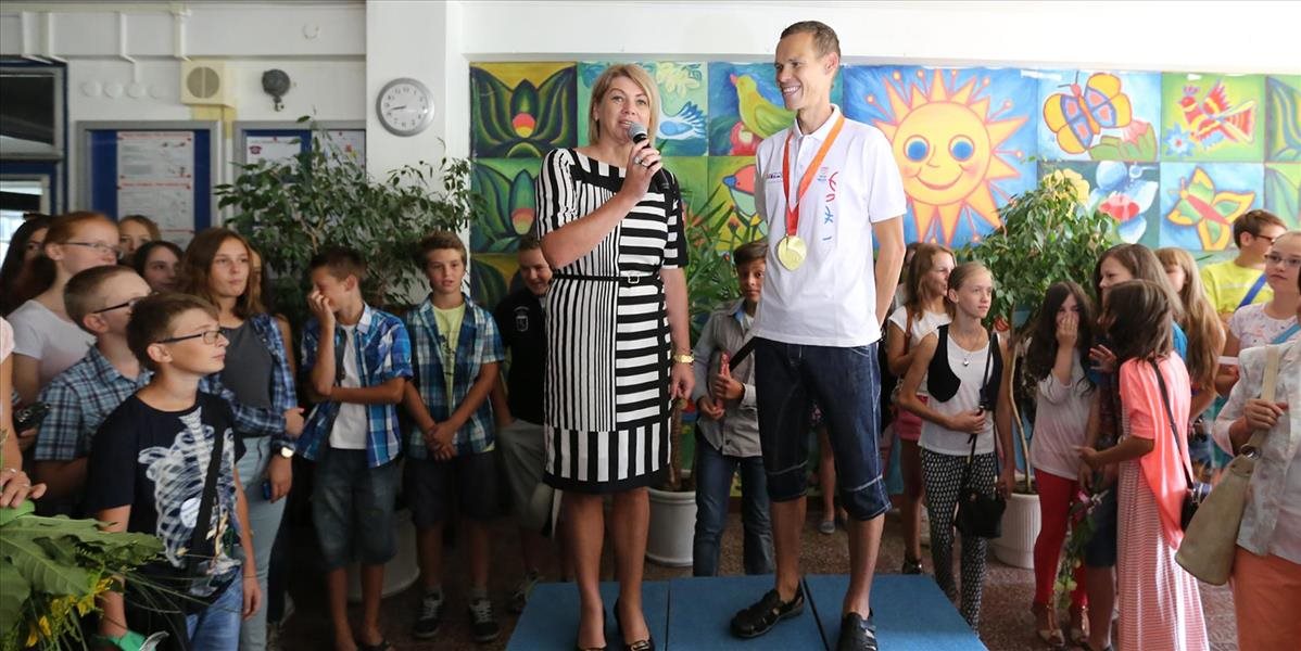 Zlatý Matej Tóth vyvolal v základnej škole obdivný krik a potlesk