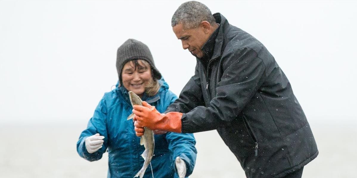 Obama navštívil mesto za polárnym kruhom, upozornil na klimatické zmeny