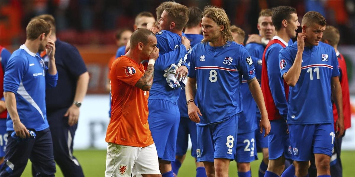 Islandu stačí bod na ME, Robben penil na spoluhráča