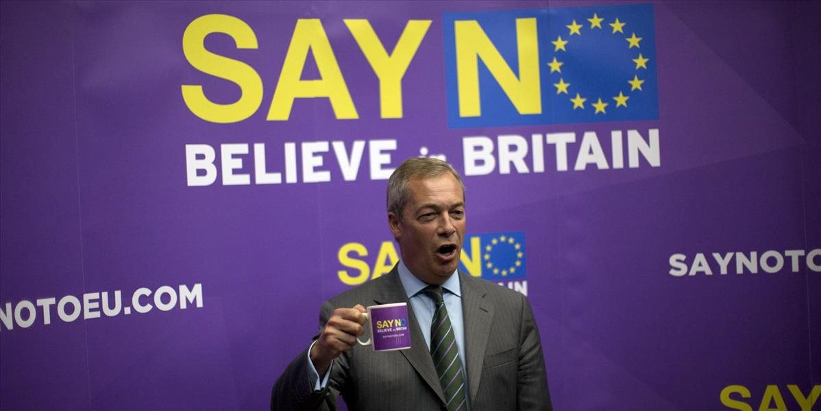Britská pravicová strana UKIP začala masívnu kampaň za vystúpenie krajiny z EÚ