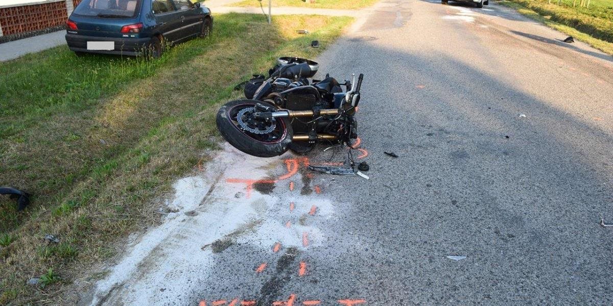 Pri nehode sa zabil 34-ročný motocyklista z Maďarska