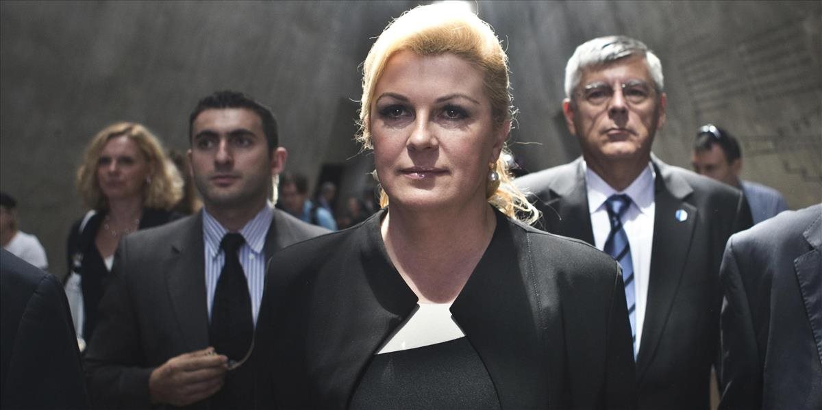 Chorvátska prezidentka vyzvala armádu, aby bola pripravená chrániť hranice