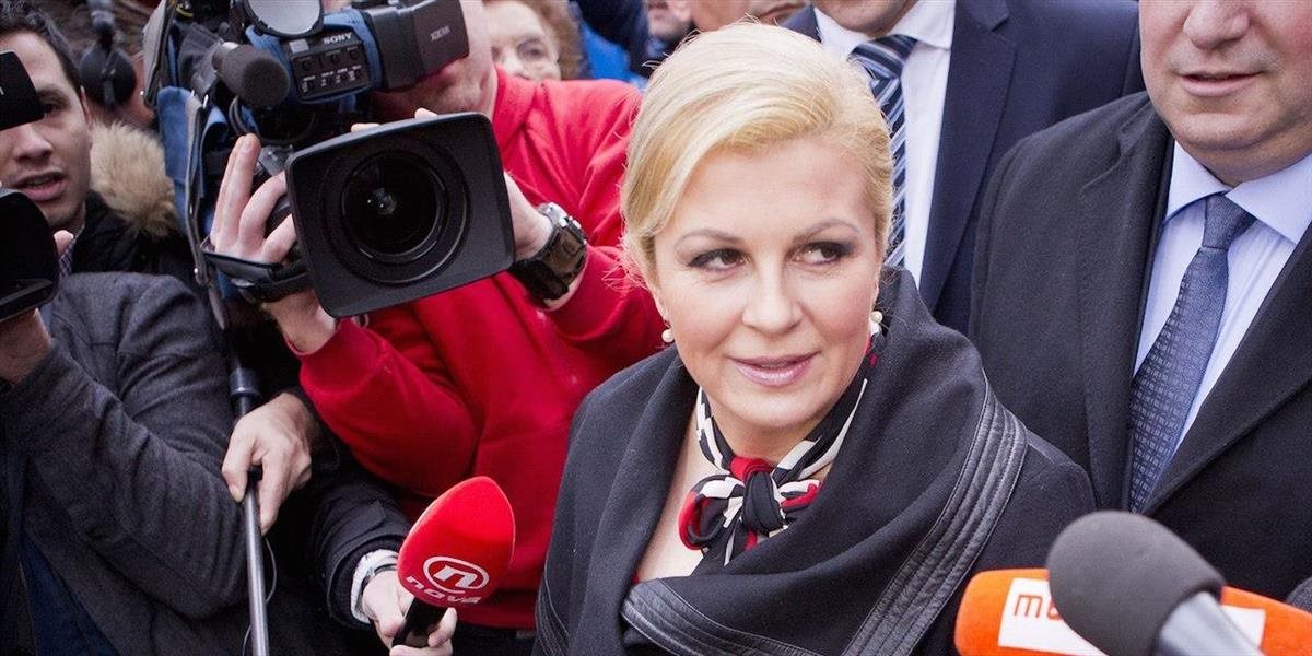 Chorvátska prezidentka žiada EÚ o pomoc