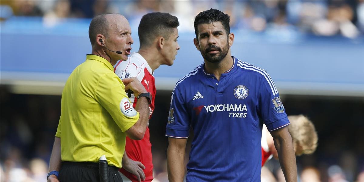 Diego Costa dostla pre zlé správanie dištanc, nezahrá si v troch zápasoch