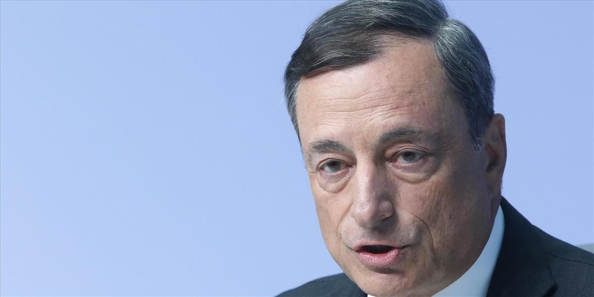 Draghi: ECB potrebuje viac času na posúdenie, či posilní program nákupu aktív