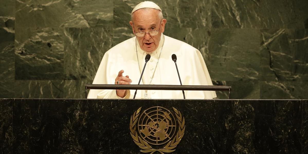 Pápež vyzval na pôde VZ OSN na spravodlivejšie usporiadanie sveta