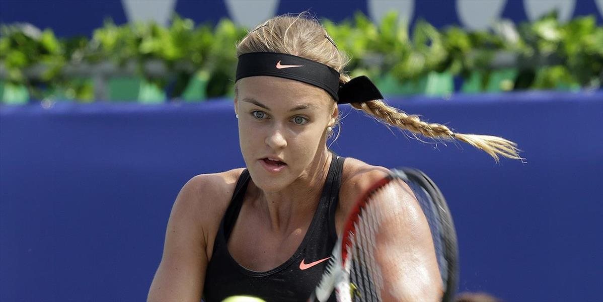 WTA Soul: Schmiedlová prehrala v semifinále so Sasnovičovou