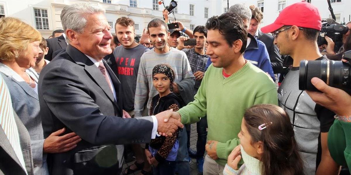 Nemecký prezident Gauck varoval, že jeho krajina má limity v počte utečencov