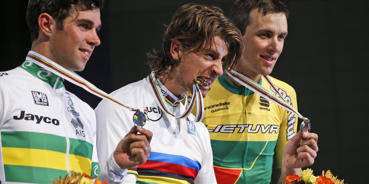 FOTO Sagan toľko hrýzol do medaily, až z nej odhryzol
