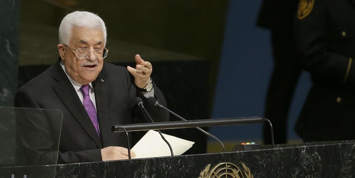Palestínsky prezident pohrozil odstúpením od mierovej dohody s Izraelom
