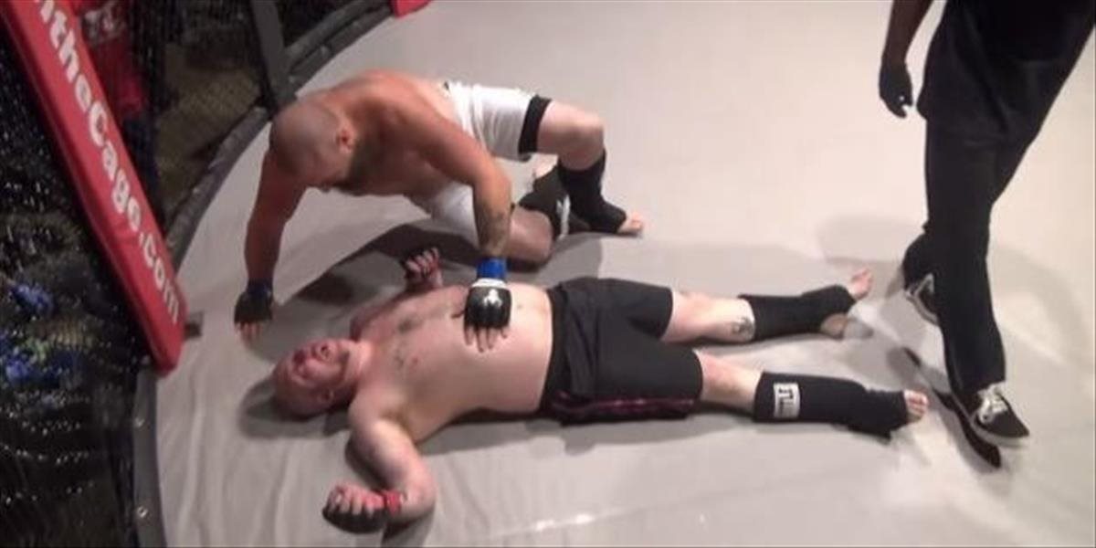 VIDEO Tráviaci trakt MMA zápasníka nevydržal nápor, chilli fazuľa bola po celom ringu