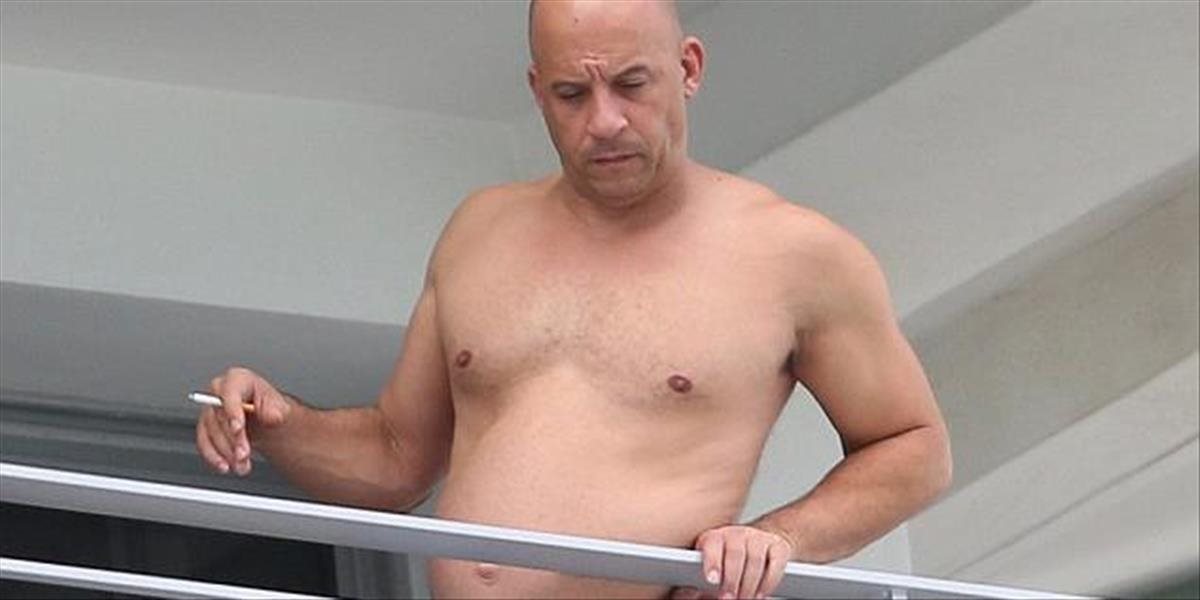 FOTO Takto teraz vyzerá akčný herec Vin Diesel: Tučné brucho a žiadne svaly