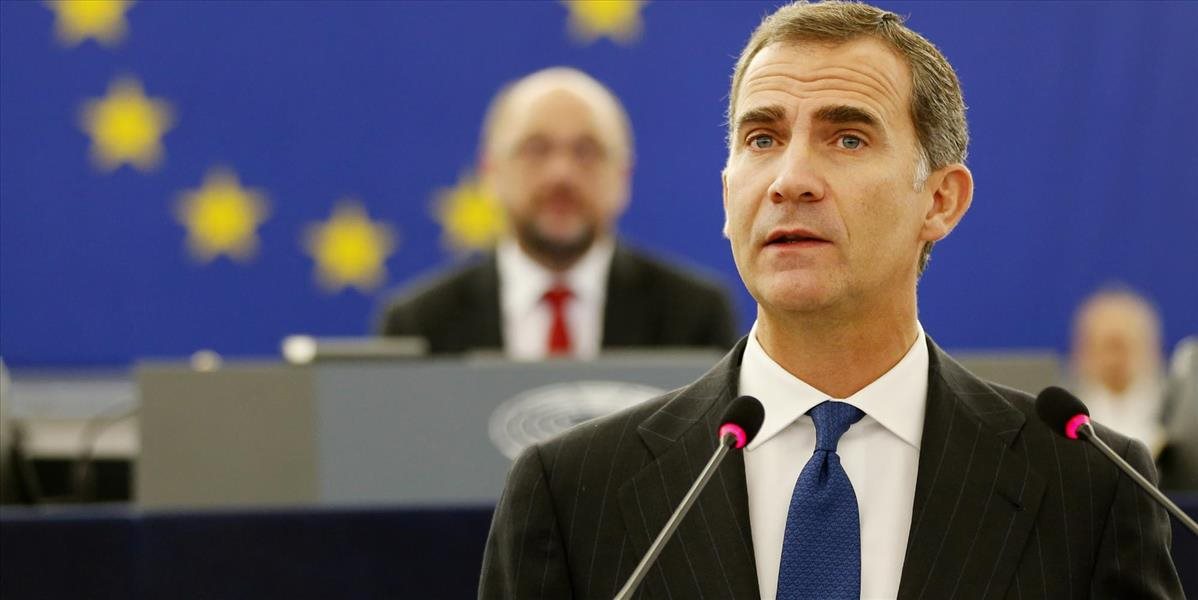 Španielsky kráľ vyzval v europrlamente na veľkorysé riešenie utečeneckej krízy