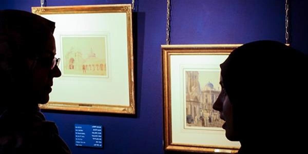 V Teheráne vystavili dve olejomaľby namaľované Adolfom Hitlerom