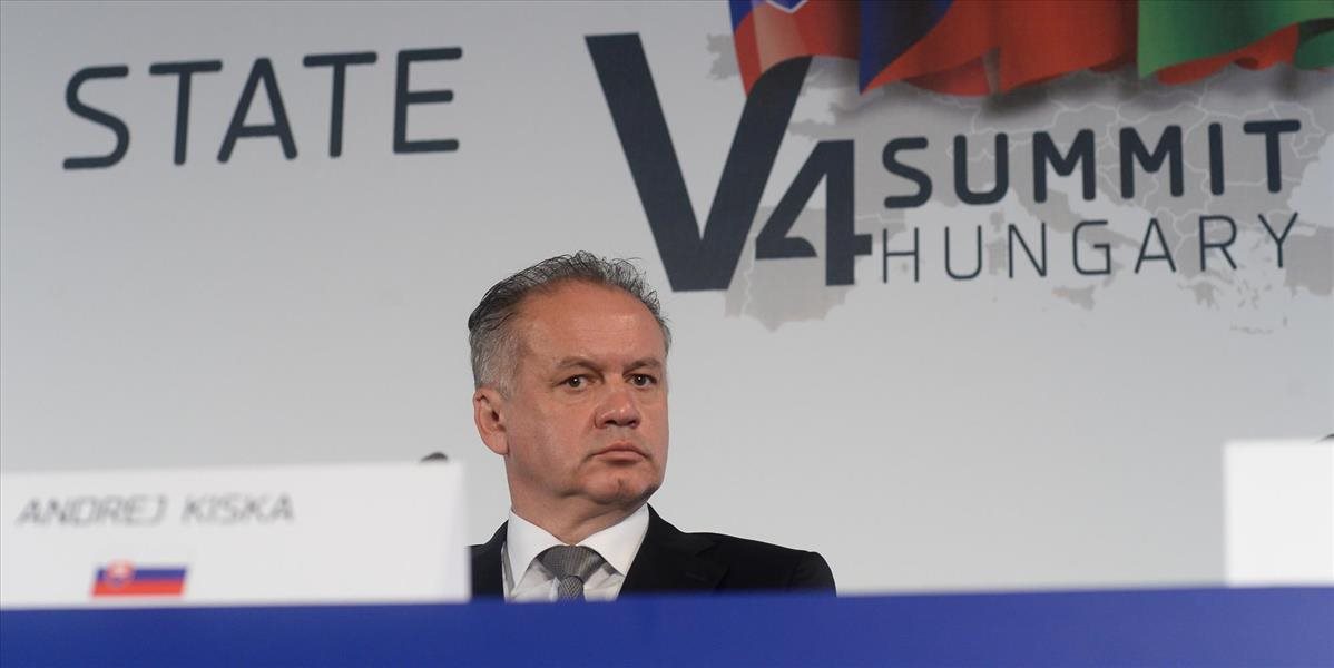 Kiska na summite V4: Nord Stream 2 ohrozuje bezpečnosť Ukrajiny