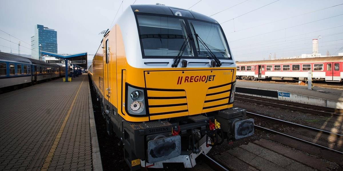 RegioJet prepravil za rok vo vlakoch na trase z Prahy do Košíc vyše 525.000 ľudí