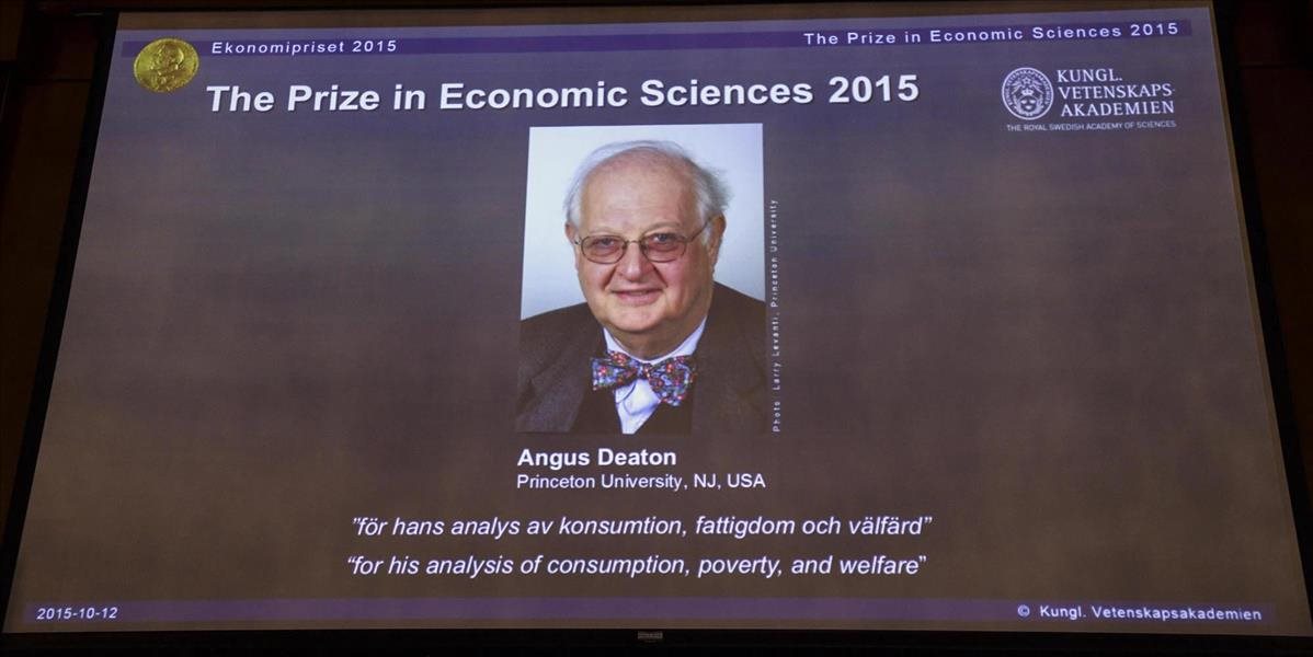 Nobelovu cenu za ekonómiu získal Angus Deaton