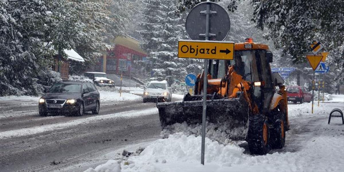 Poľsko zažíva problémy s prvým snehom