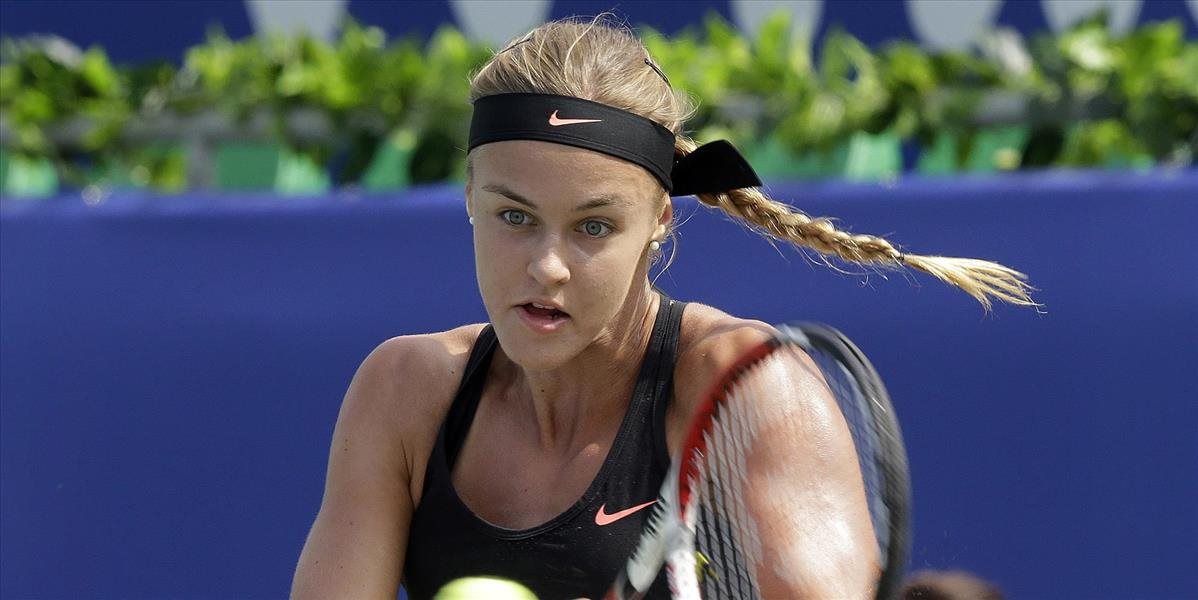 WTA v Linz: Schmiedlová sa pre črevnú virózu odhlásila z turnaja