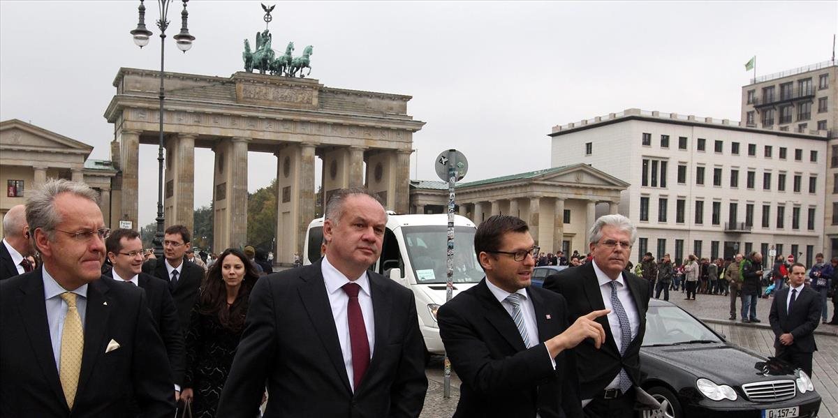 Prezident Kiska navštívil Berlín v sprievode podnikateľov