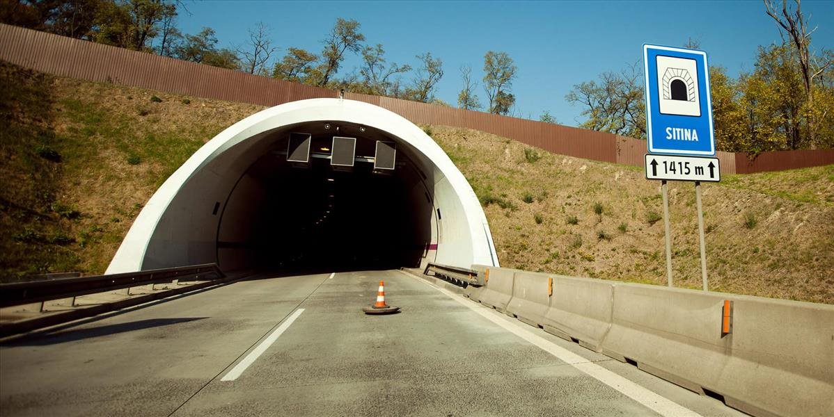 Diaľničiari budú čistiť tunel Sitina a opravovať mostný záver