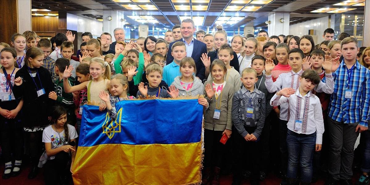 Ukrajinské deti si dnes pozreli parlament a Bratislavský hrad