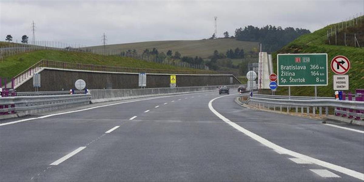 Výstavba úseku diaľnice D1 pri Levoči sa predražila o 10 miliónov eur
