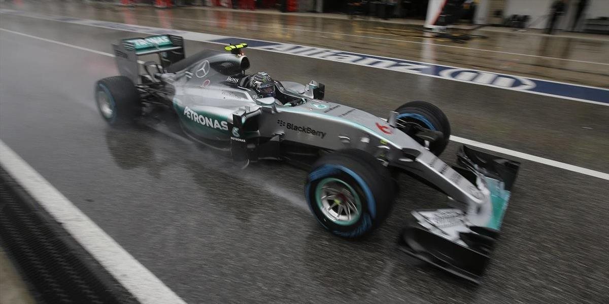 F1: Rosberg víťazom daždivej kvalifikácie na VC USA