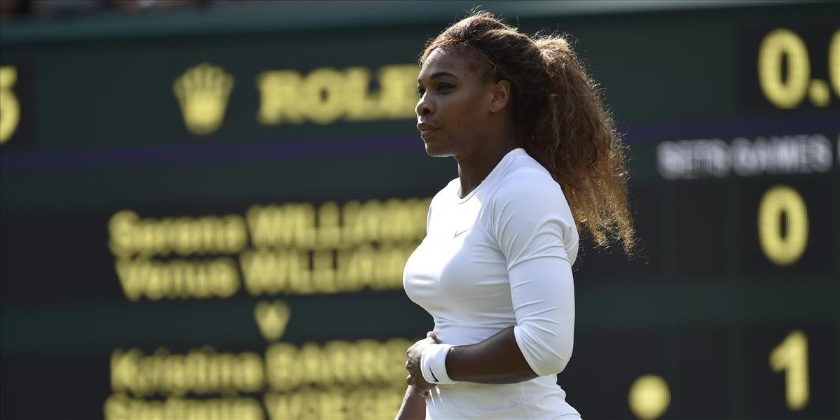 Spoza Atlantiku sa šíria chýry, že Serena Williamsová je tehotná