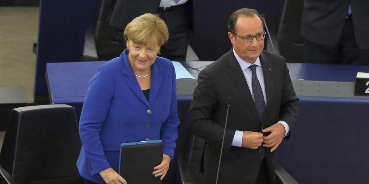 Hollande a Merkelová sa zhodujú v hodnotení krízy i úloh okolo migrantov