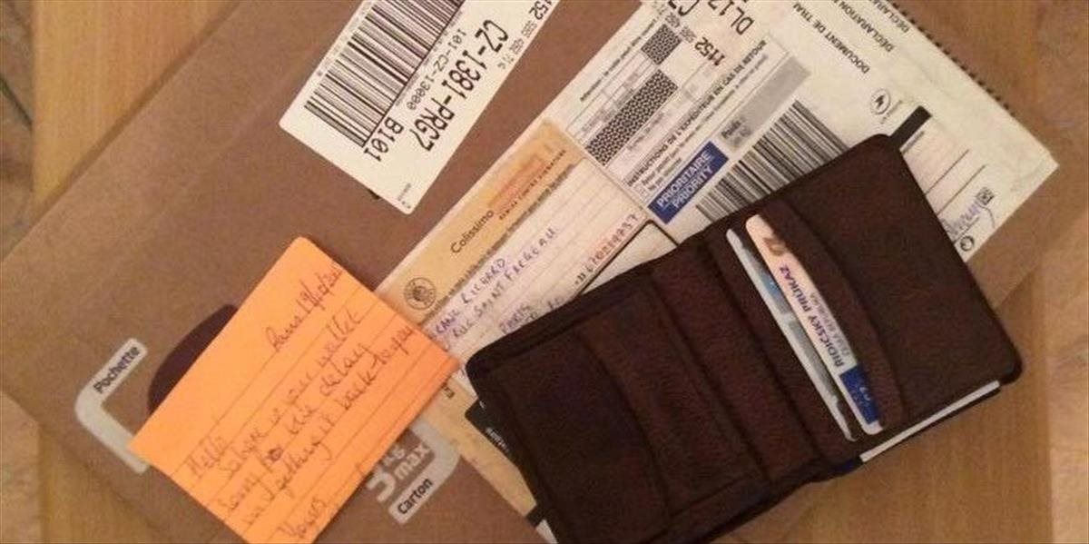 FOTO Čech stratil v Paríži peňaženku, o 3 týždne mu prišla poštou aj s peniazmi