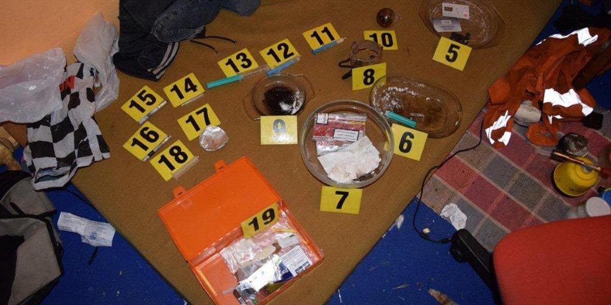 Pri policajnej akcii v Hlohovci zaistili vyše 430 dávok metamfetamínu