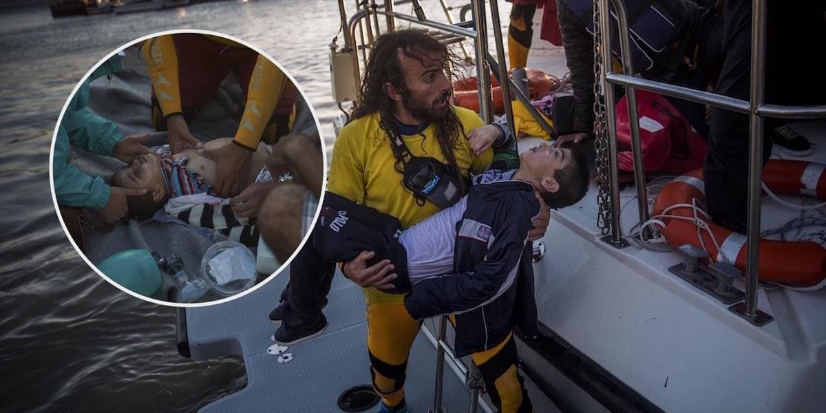 VIDEO Pri Lesbose zachraňovali loď s migrantmi: Ratovali aj malé deti!