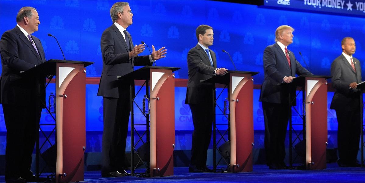 Republikánski uchádzači o prezidentský úrad sa zišli na tretej debate