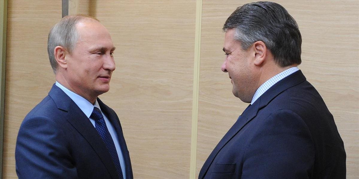 Na stretnutí Putin-Gabriel sa hovorilo o vývoji na Ukrajine i v Sýrii