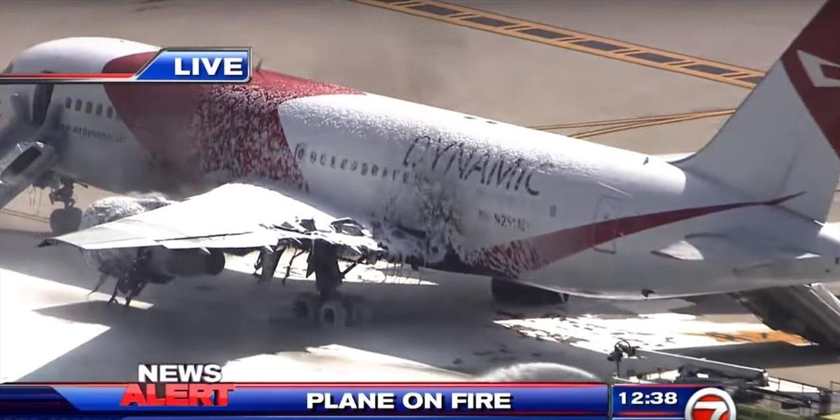 Dráma na Floride: Štartujúce letadlo začalo horieť, 15 ľudí hospitalizovali